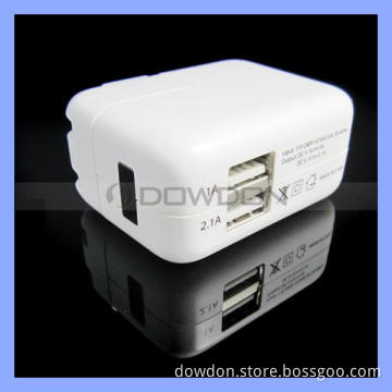 Power Adapter Dual USB Travel Charger for iPad iPhone Wall Charger Us/EU/UK/Au Plug